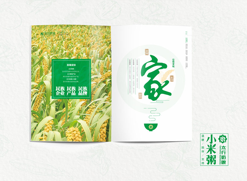 基因印刷雜糧宣傳畫(huà)冊(cè)