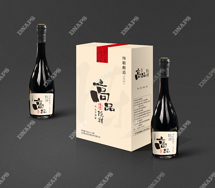一些醋包裝