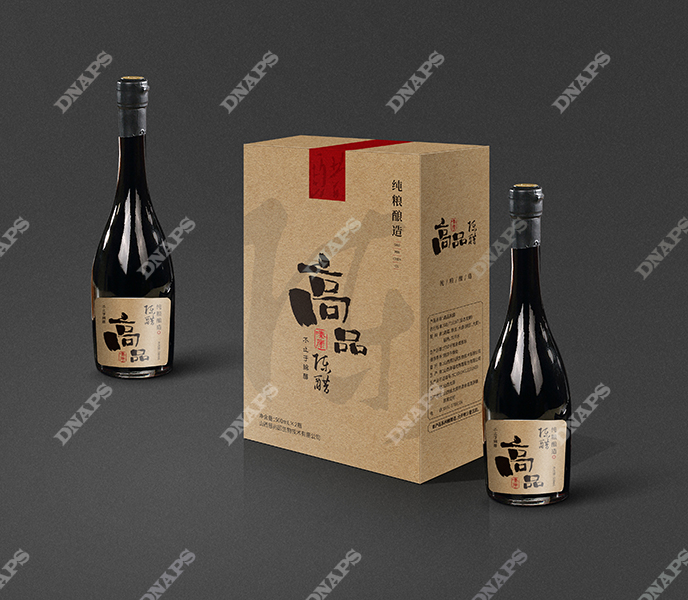 一些醋包裝